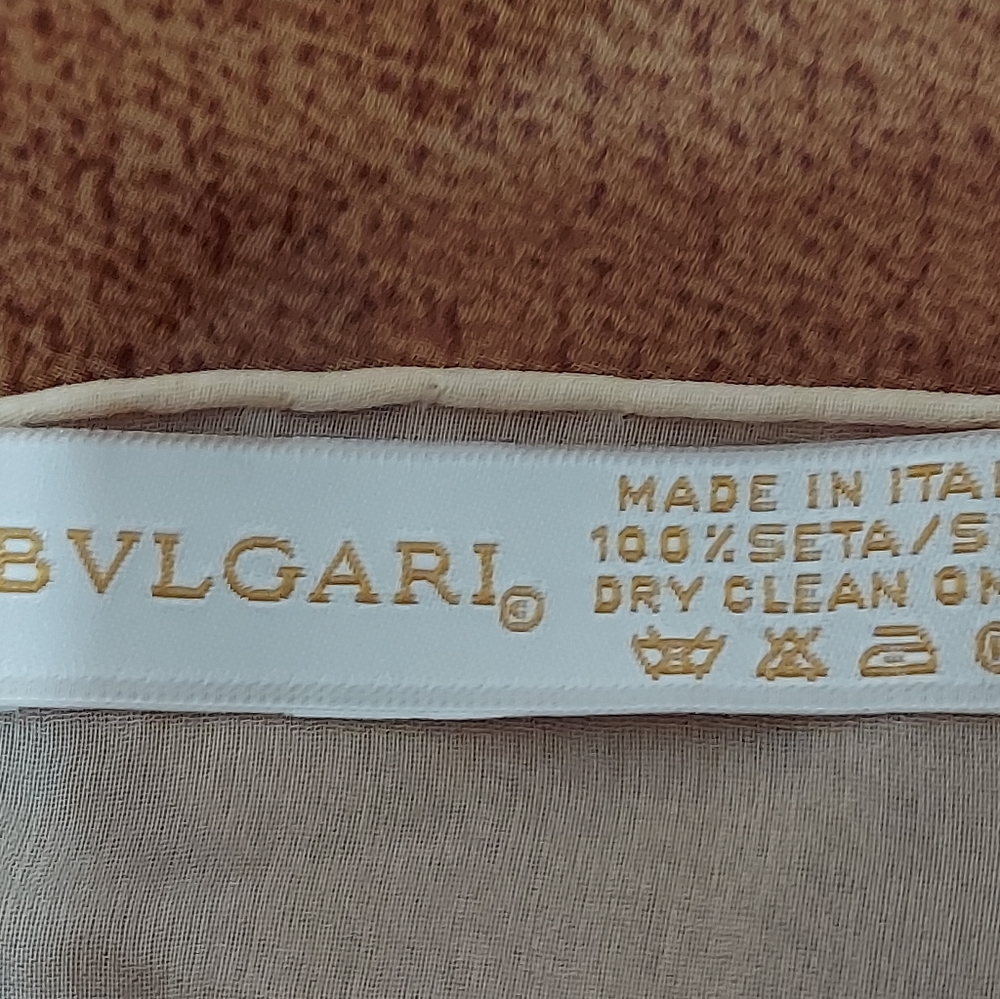 Bvlgari Silk Scarf - Picture 4 of 5
